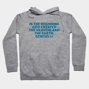 Bible Verse Genesis 1:1 Hoodie